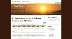 Desktop Screenshot of cafebaviera.cat