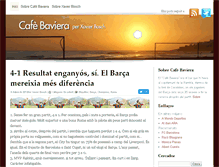 Tablet Screenshot of cafebaviera.cat